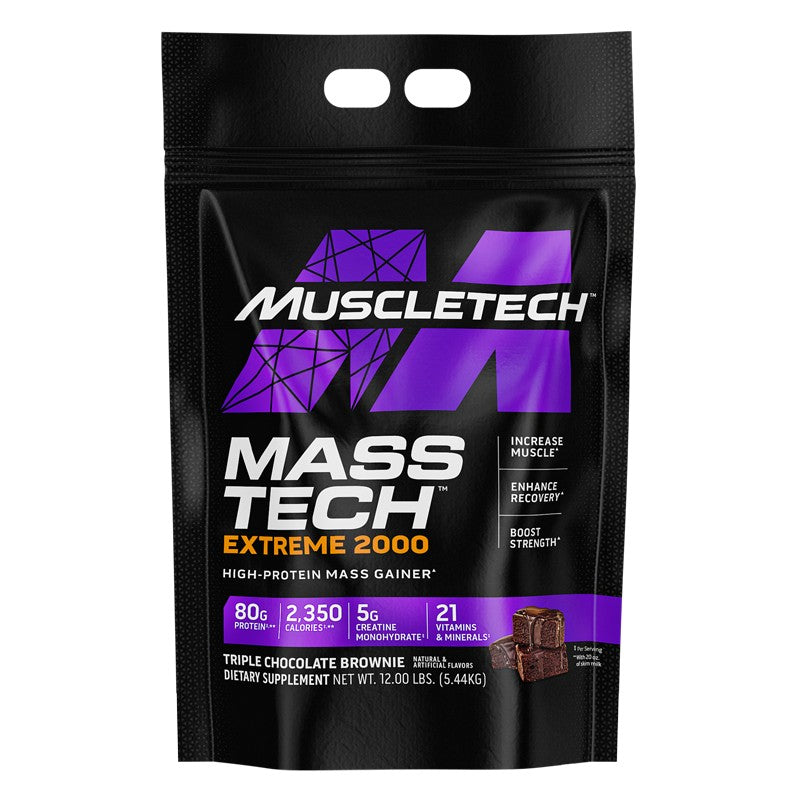 Muscletech Mass Tech Extreme 2000, 2.03 LBS, Contains a Massive 2,350 Calories Per Serving