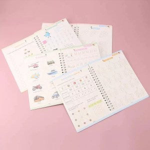 KIDS MAGIC PRACTICE BOOK (4 BOOKS + 1 PEN + 1 GRIP + 10 REFILL)