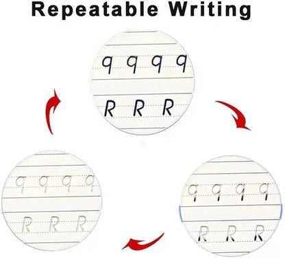 KIDS MAGIC PRACTICE BOOK (4 BOOKS + 1 PEN + 1 GRIP + 10 REFILL)